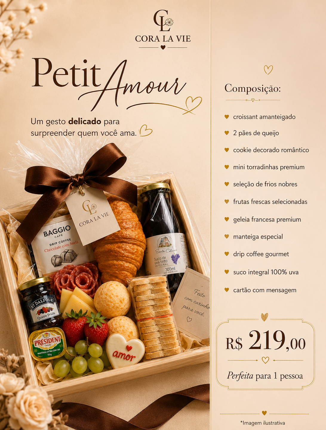 Petit Amour – itens e preço
