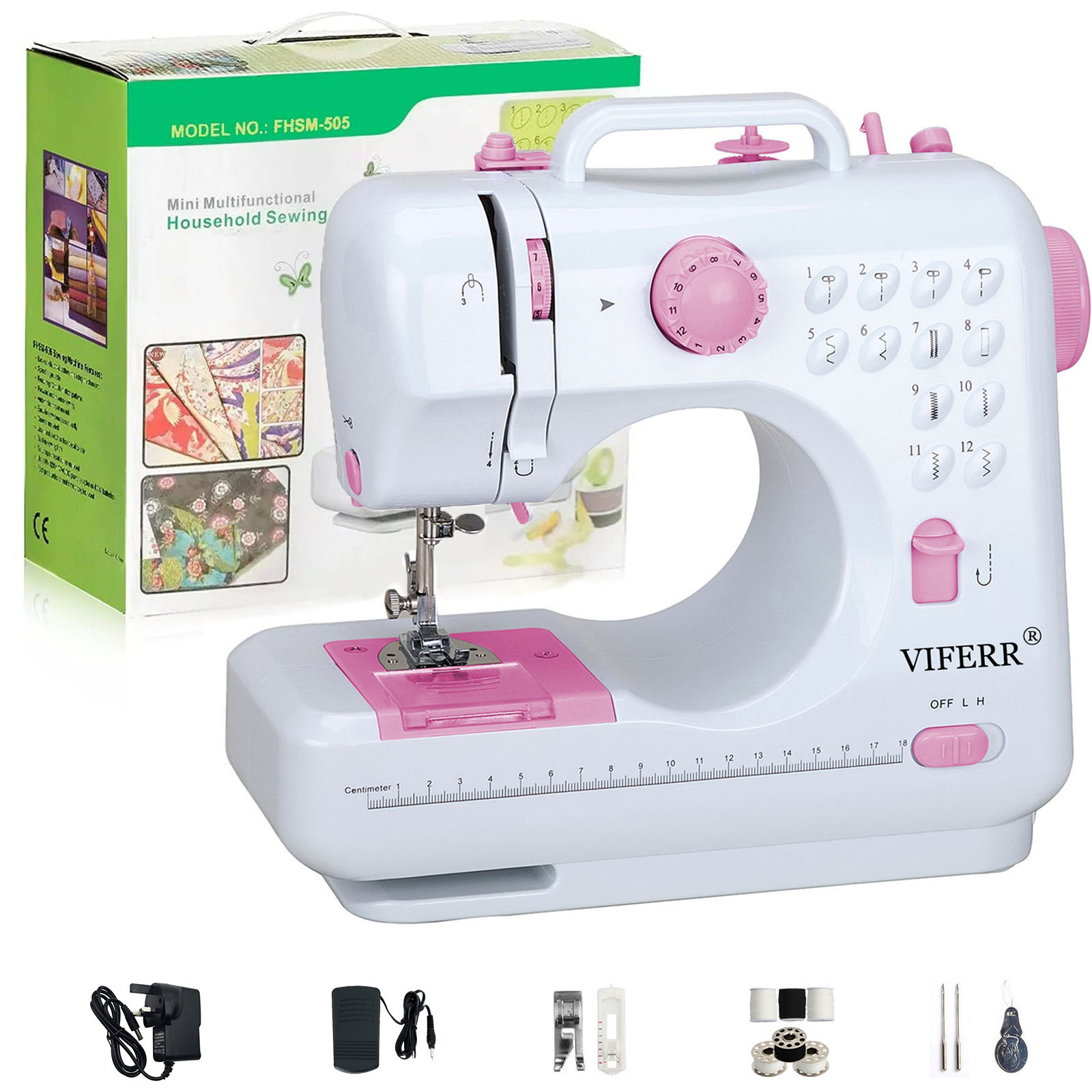 Y4UD Kids Sewing Machine with Lights Ages 8-12 Educational Interesting All  Pink