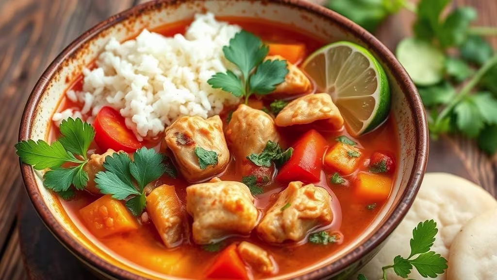 Step by Step Instructions For chopt spicy chicken soup recipe with rice