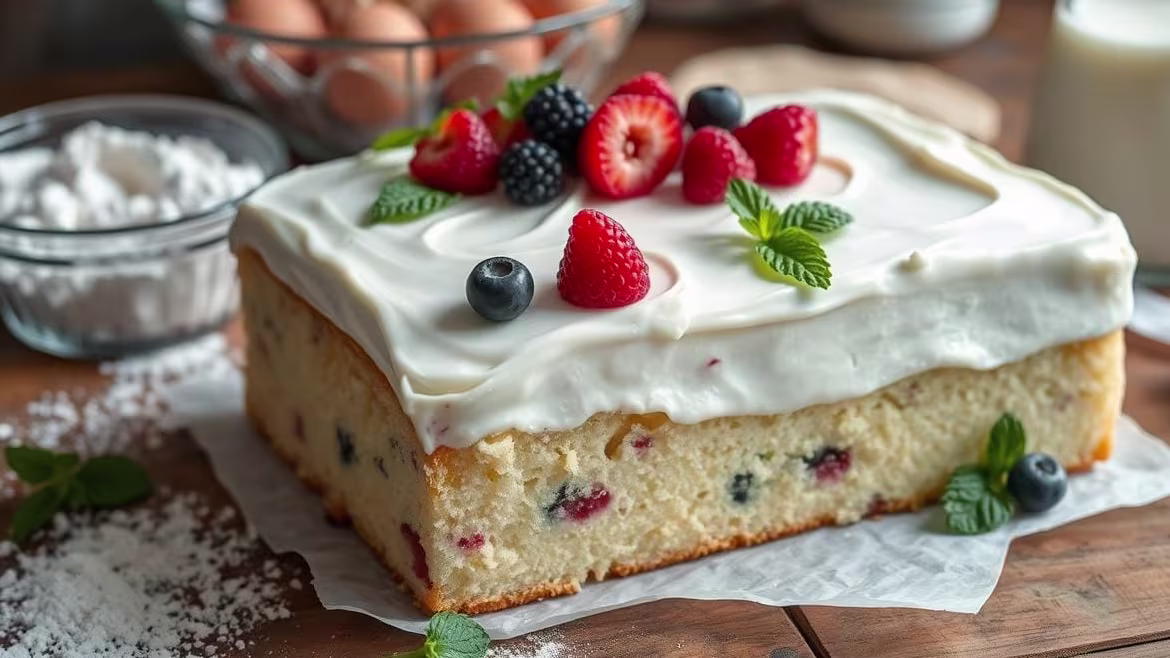 Deliciously Moist Kefir Sheet Cake Recipe Card: A New Family Favorite!