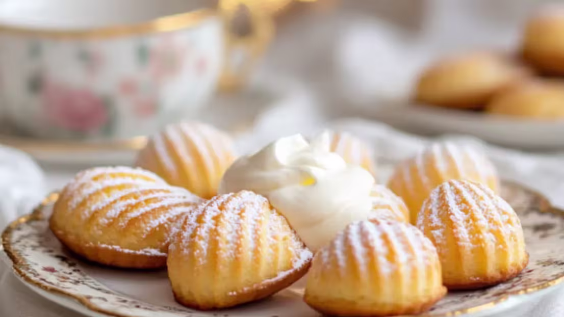 Step by Step Instructions For madeline cookies recipe using cream