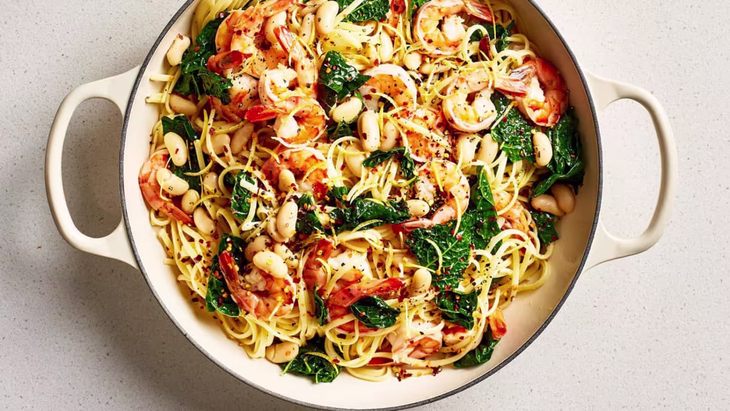Step by Step Instructions For prawn linguine recipe
