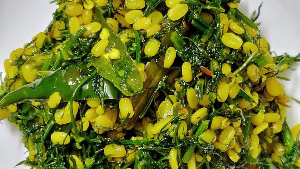Step by Step Instructions For shepu bhaji recipe