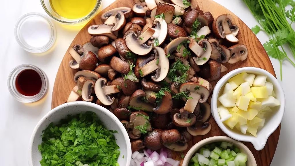 Step by Step Instructions For mushroom salad recipe