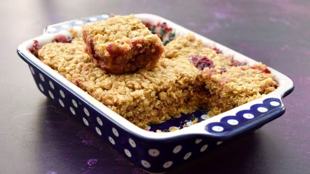 Step by Step Instructions For cherry flapjack recipe