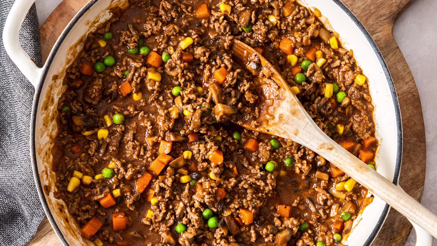 Step by Step Instructions For savoury mince recipe
