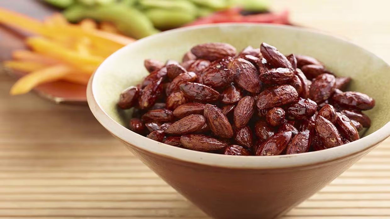 Step by Step Instructions For food processor almonds and asian sauce recipe