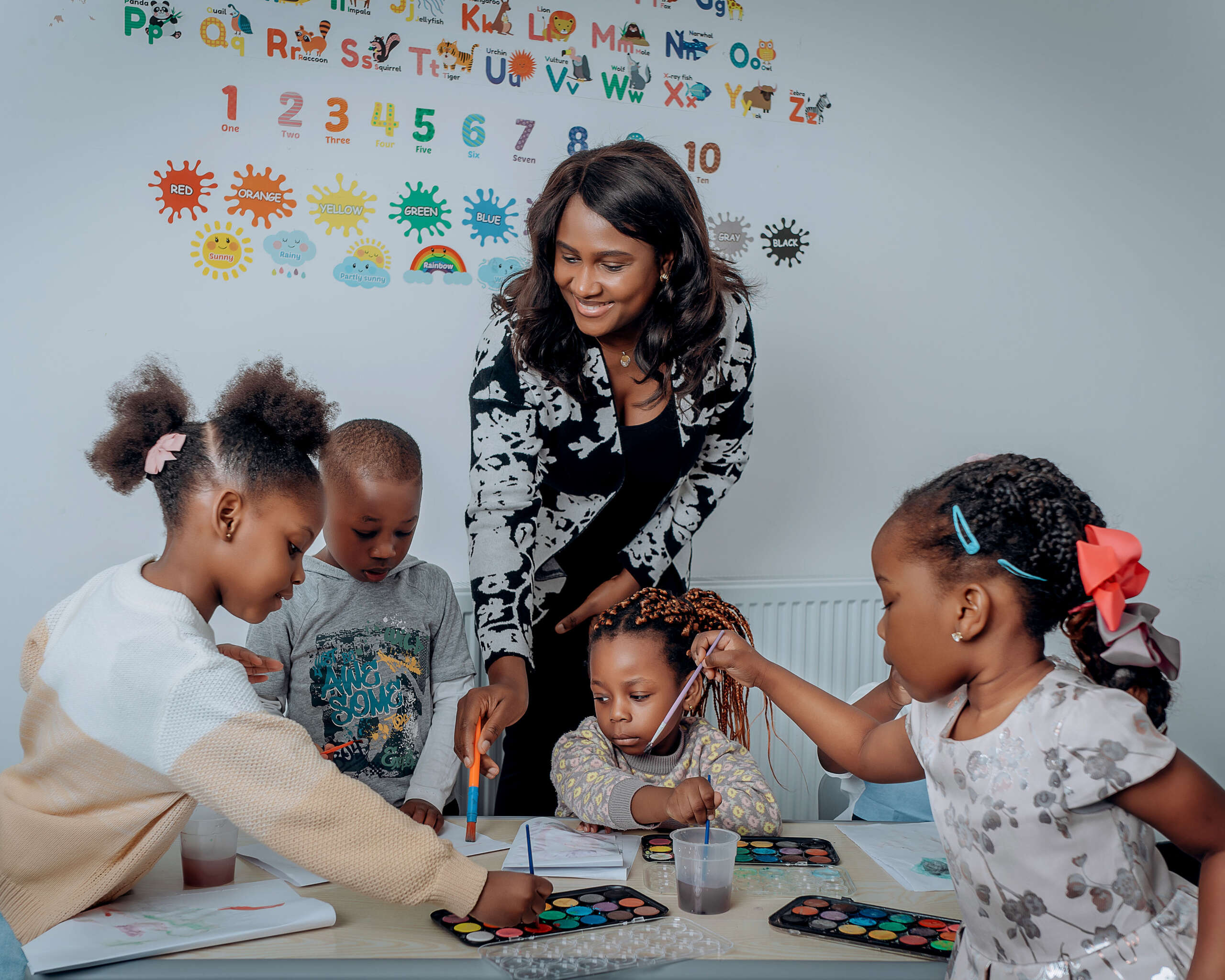 Children learning and playing at LHS