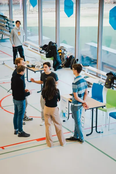 Studenten presenteren hun project