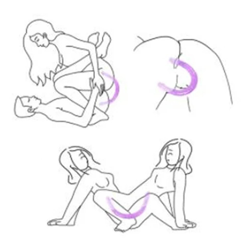 FEEL LOVE DILDO DOBLE -PURPURA