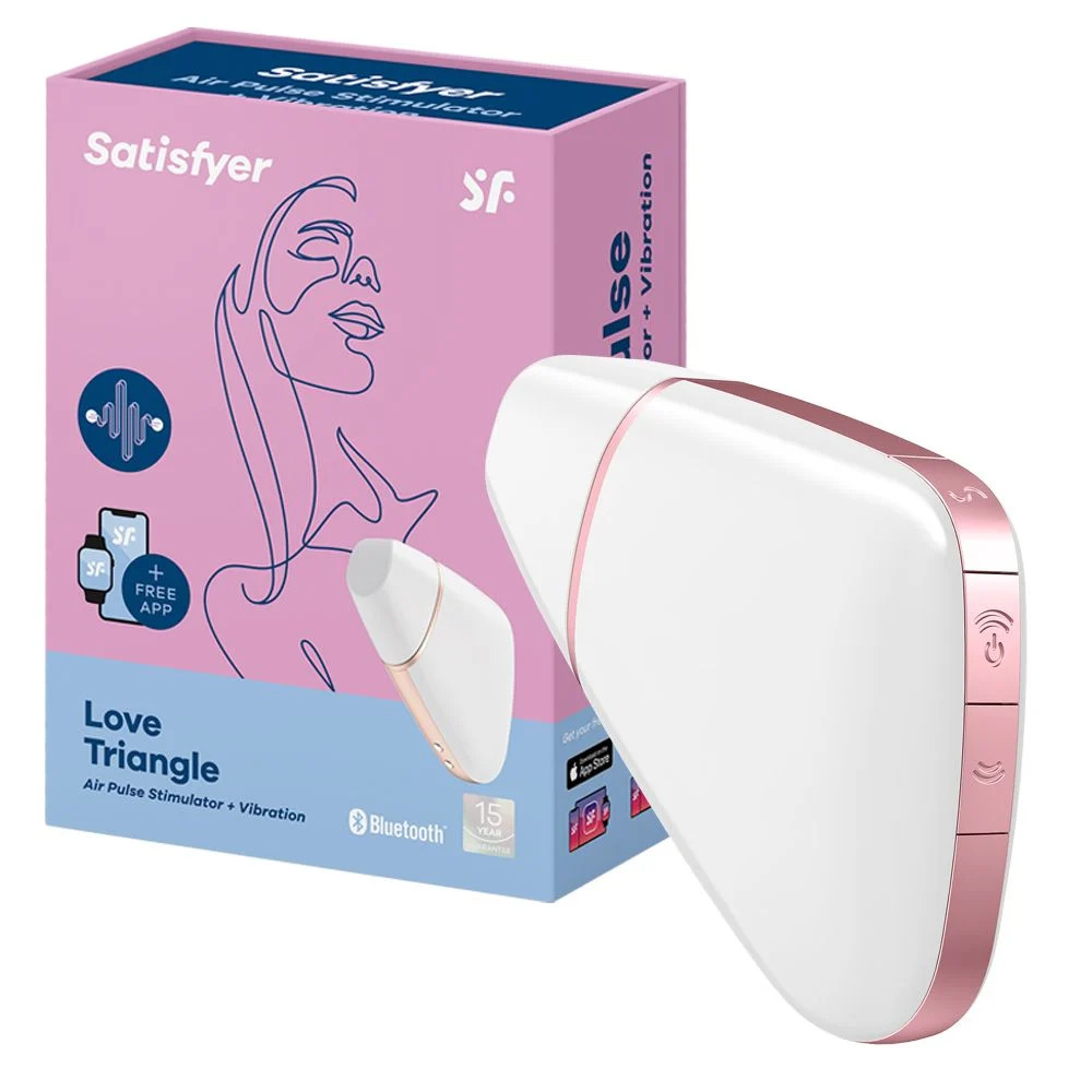 SATISFYER LOVE TRIANGLE -BLANCO