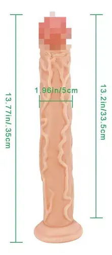 DILDO GIGANTE Y REALIZSTA 35CM