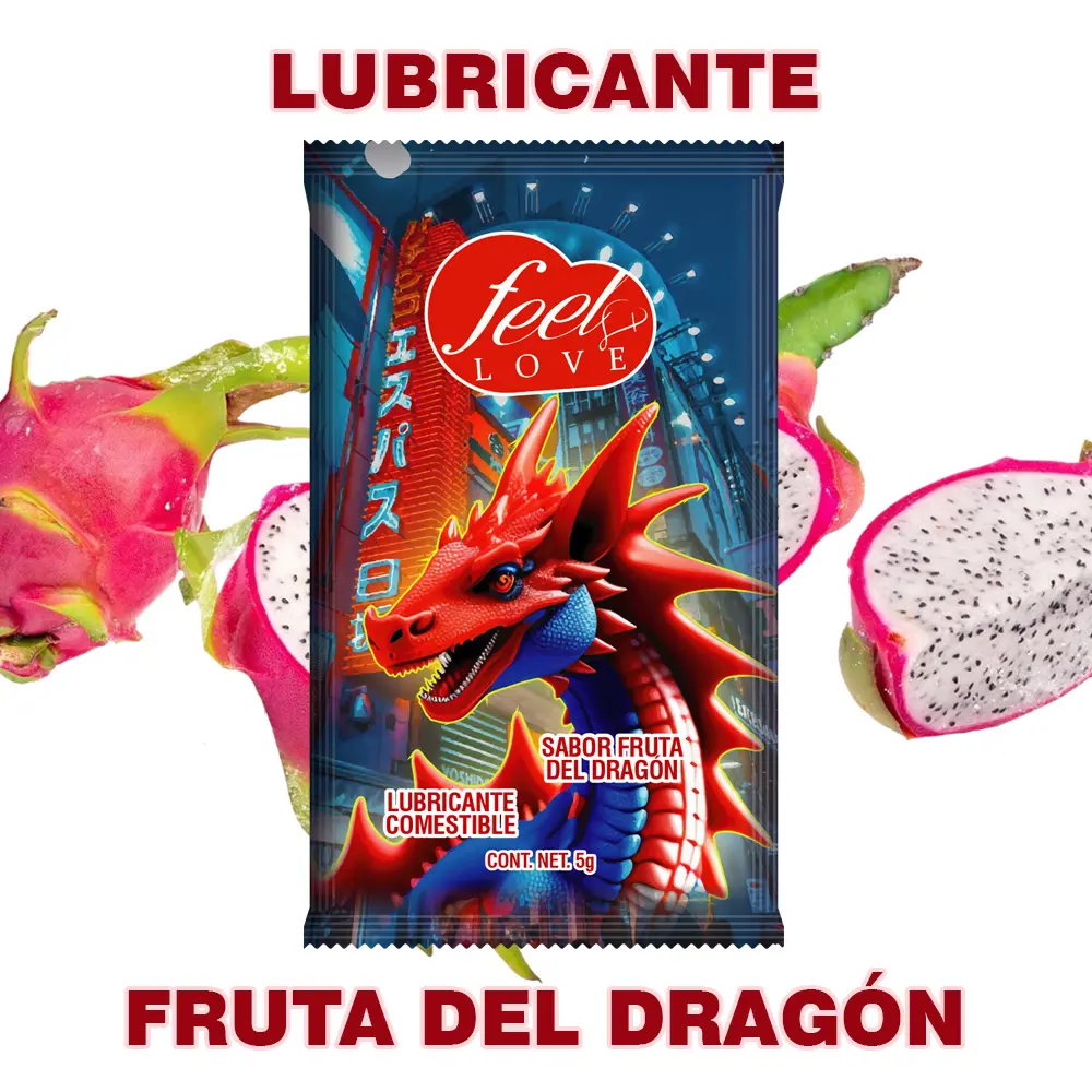 Sobre LUBRICANTE FRUTA DEL DRAGON 5ml
