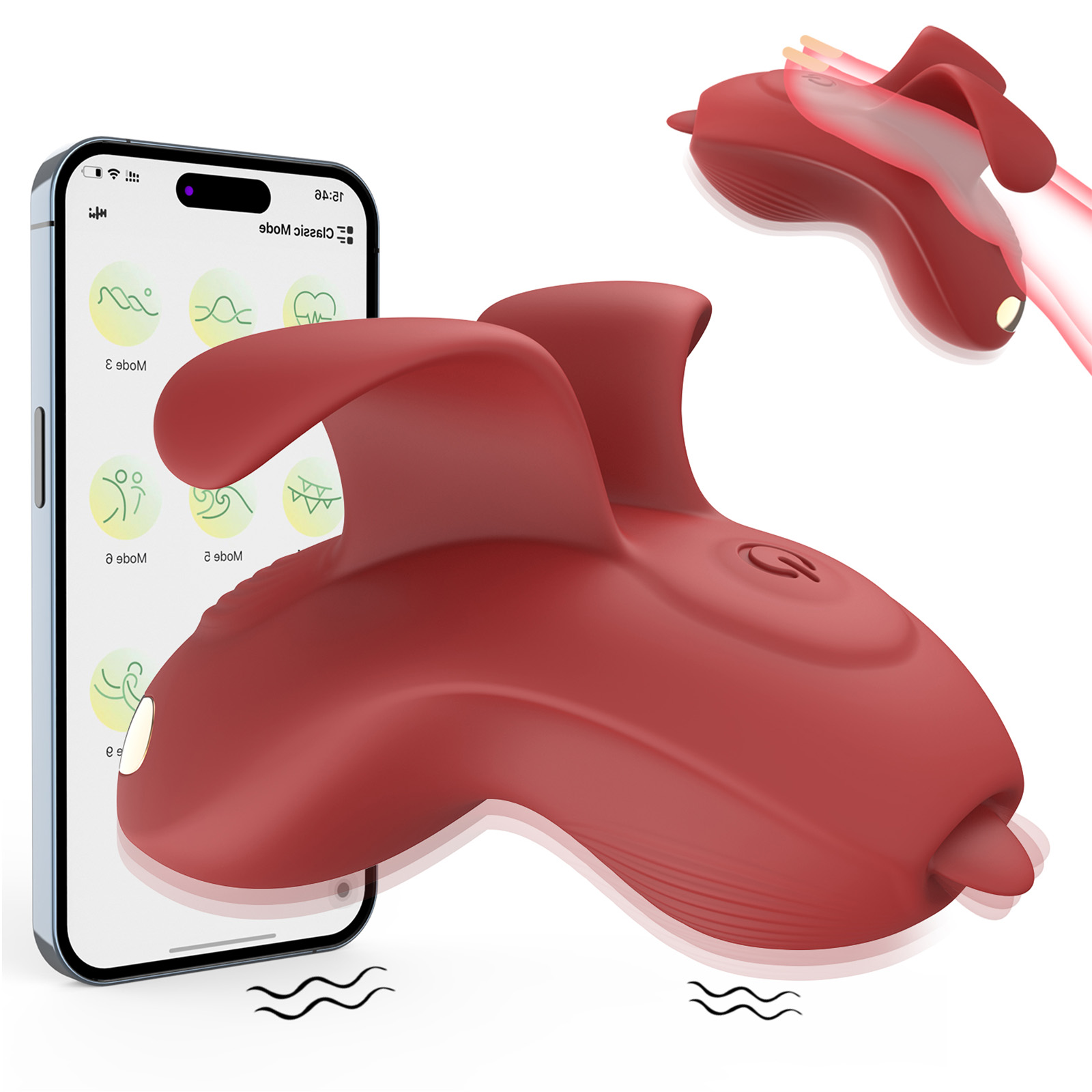Vibrador con aplicación