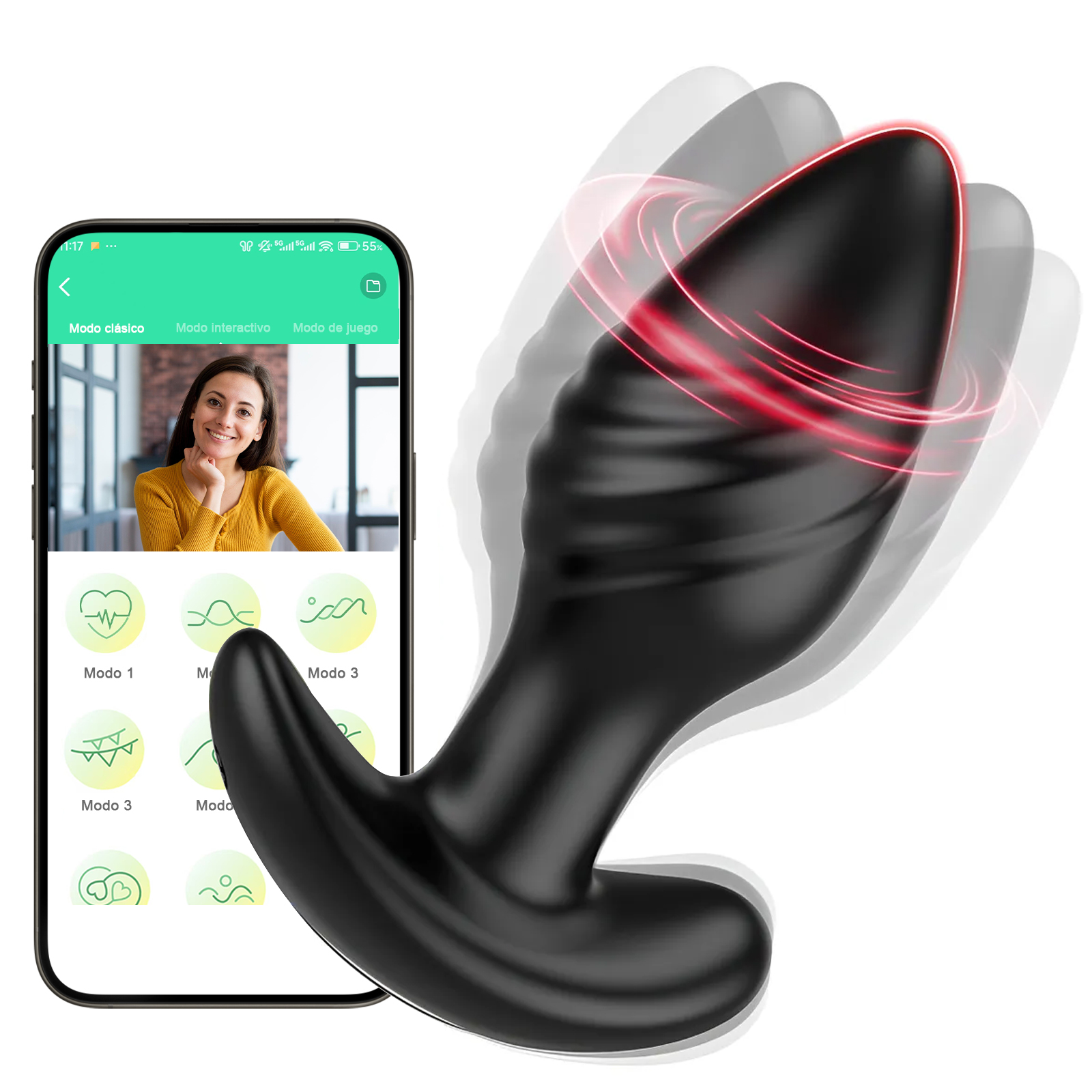 Plug Negro App, USB