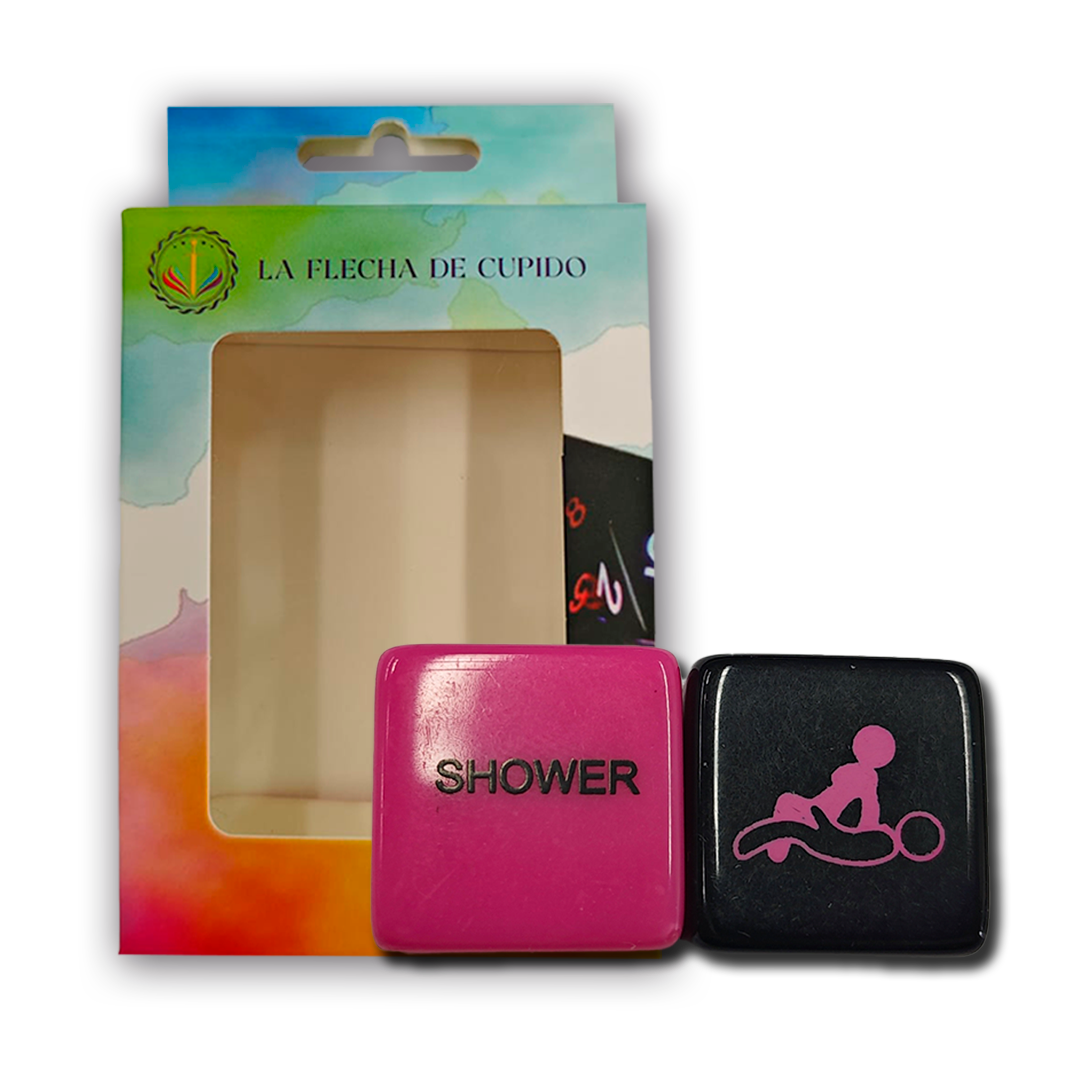 Dados Rosa y Negro