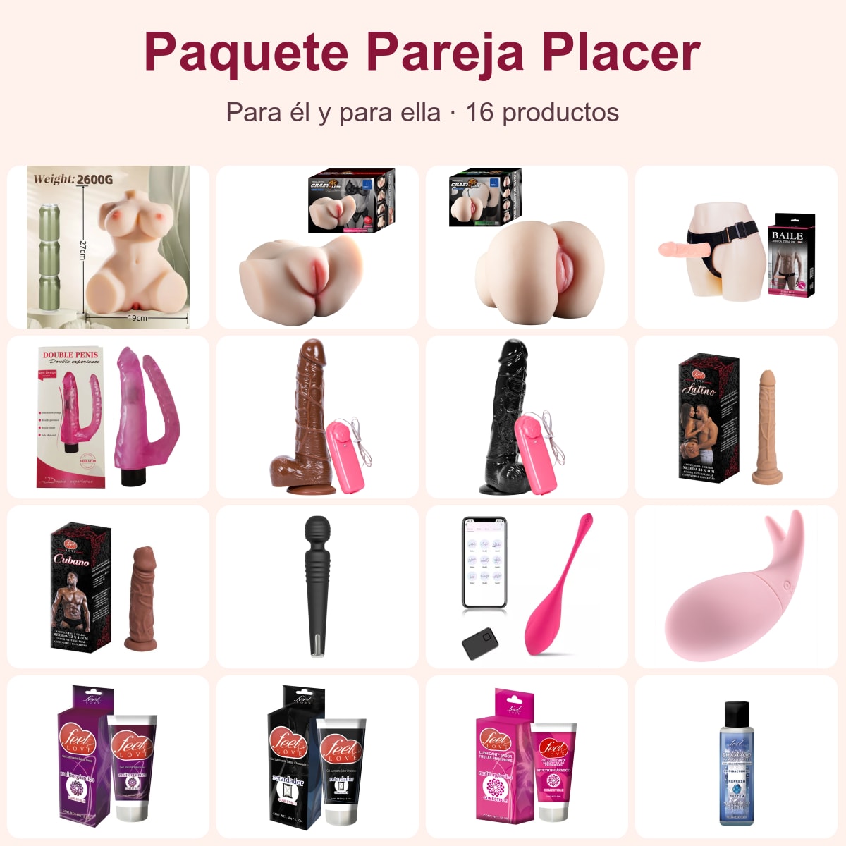 Paquete Pareja Placer