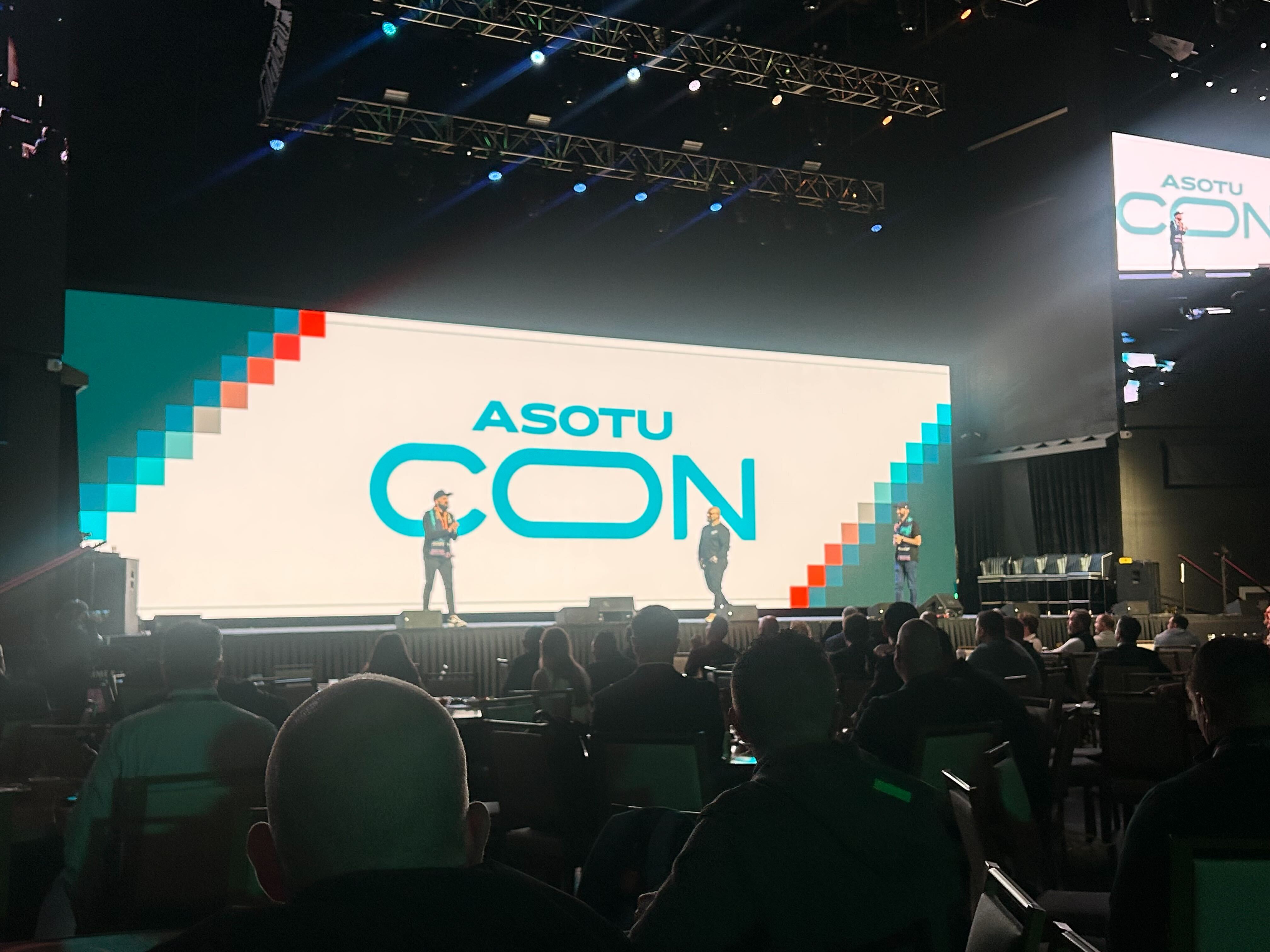 Speakers join the main stage at ASOTU CON 2025.