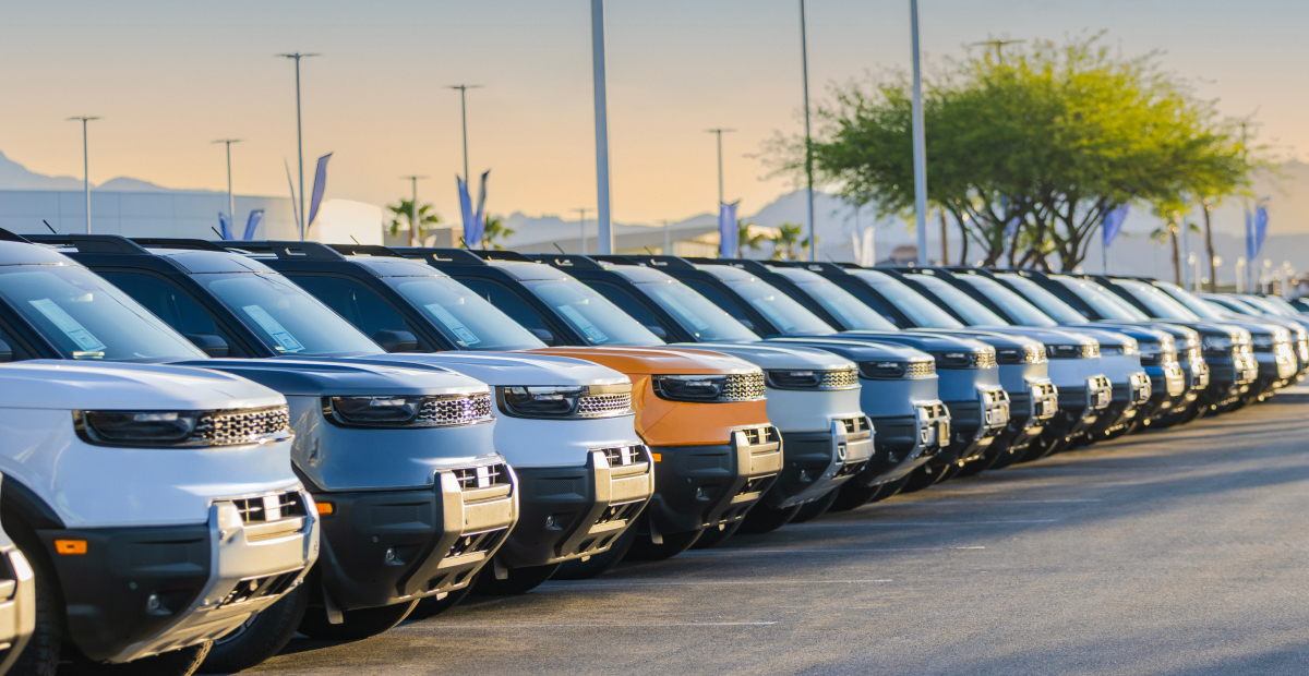 manage fee updates with FeeSync - cars lined up in parking lot