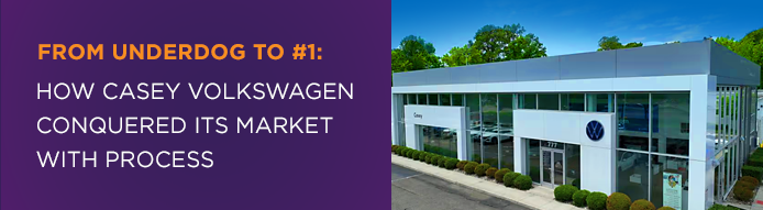 From Underdog to #1: How Casey Volkswagen Conquered Its Market with Process