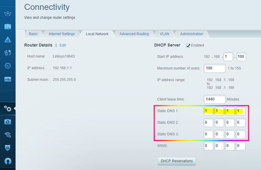 view vpn dns servers mac command line