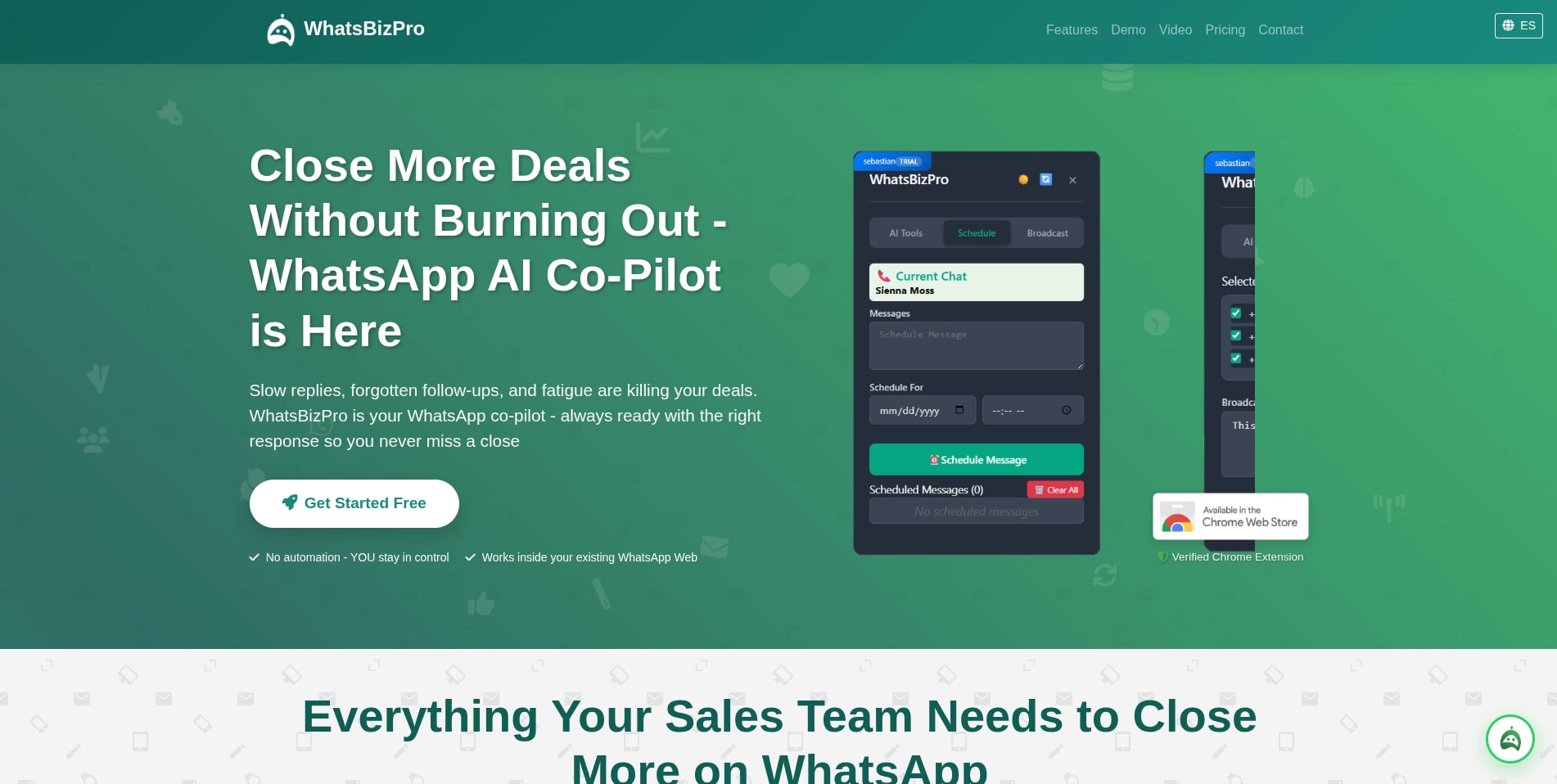 WhatsBizPro screenshot