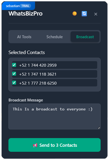 WhatsBizPro Screenshot 3
