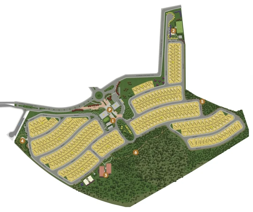 Mapa de Implantação do Condomínio