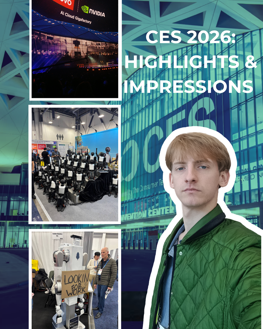 🔥 Our student at CES 2026 in Las Vegas 🇺🇸🤖