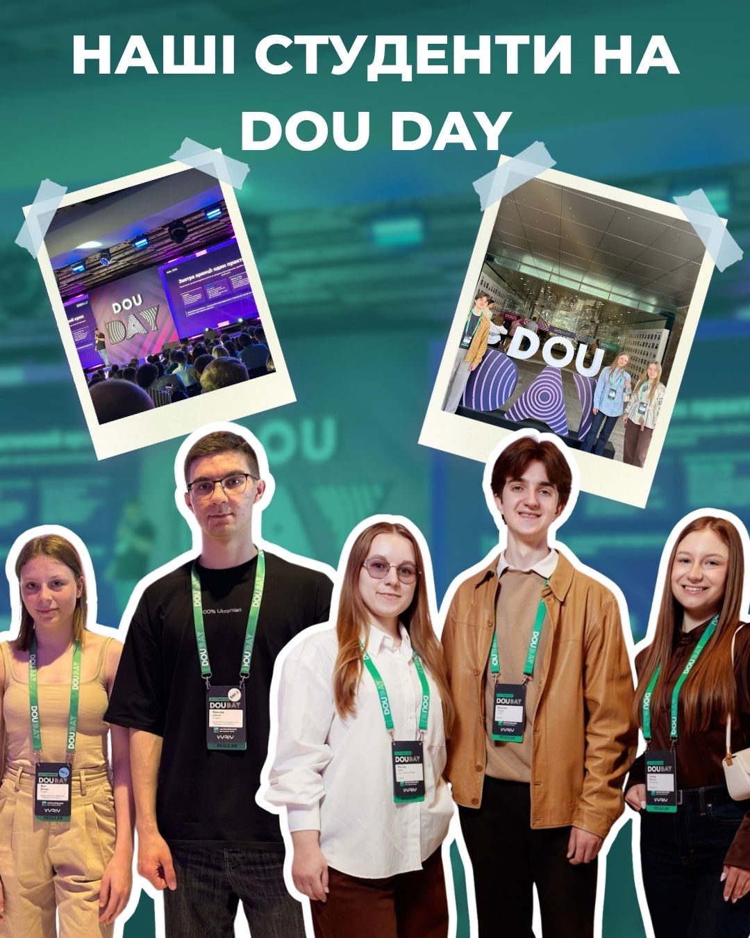 🚀 Our students at DOU Day!