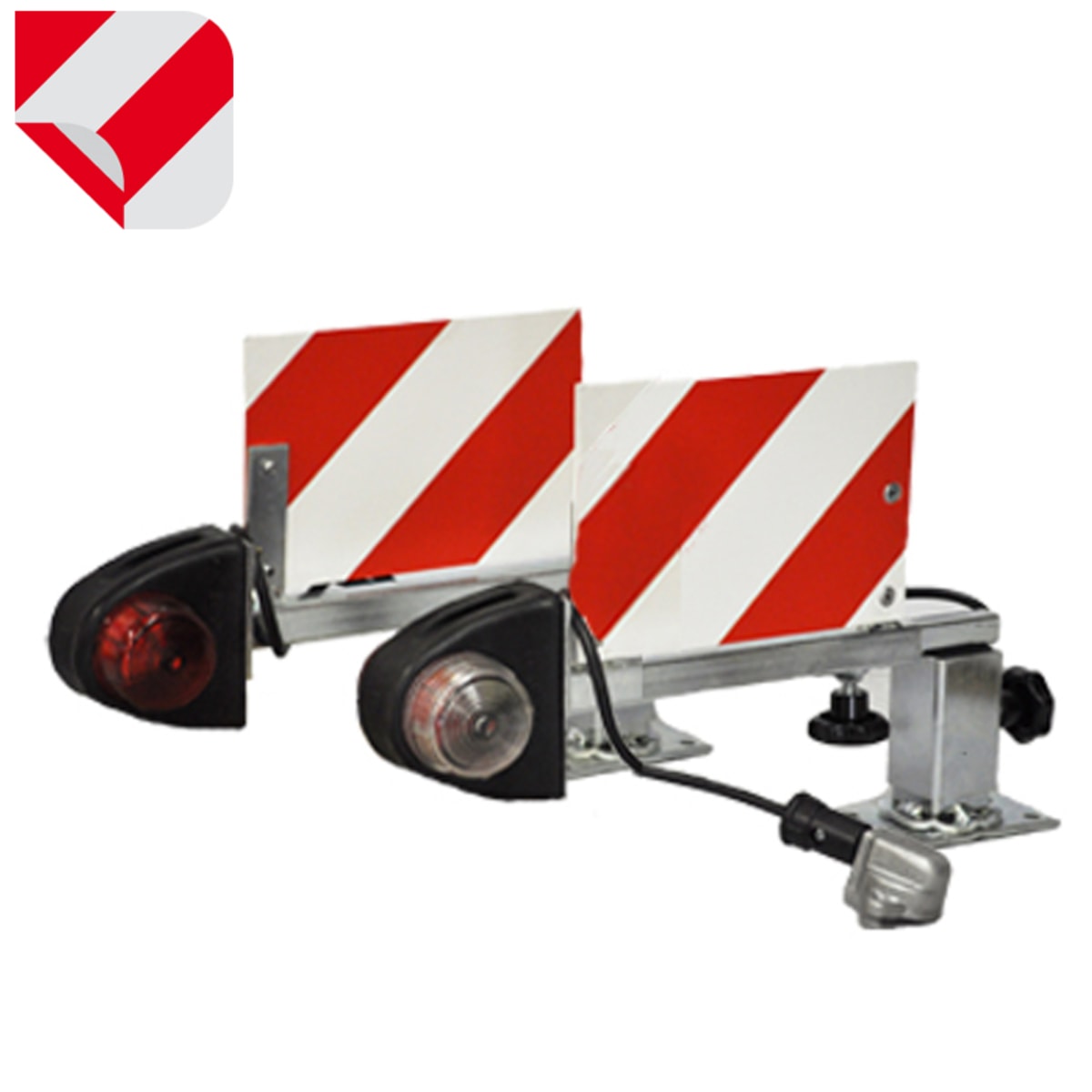 Bild von Doppelradmarkierung Satz kurz