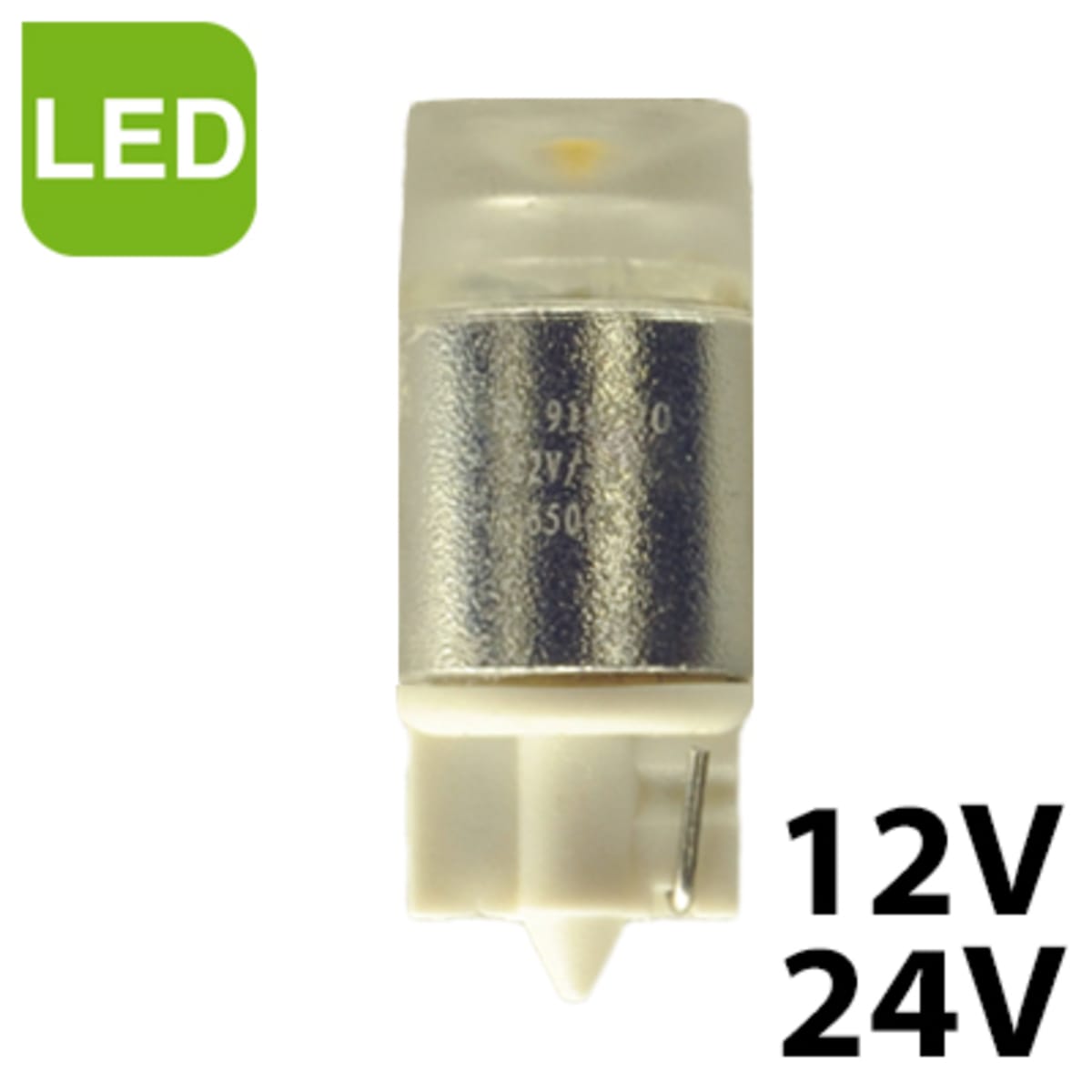Bild von LED Lampe 12 / 24 V W2,1 x 9,5d W5W