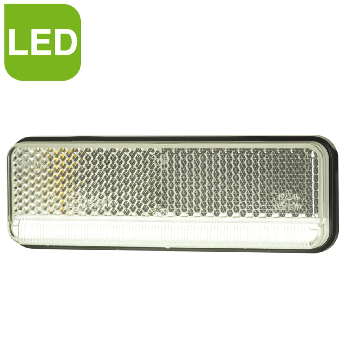 Positionsleuchte 12-24V weiss