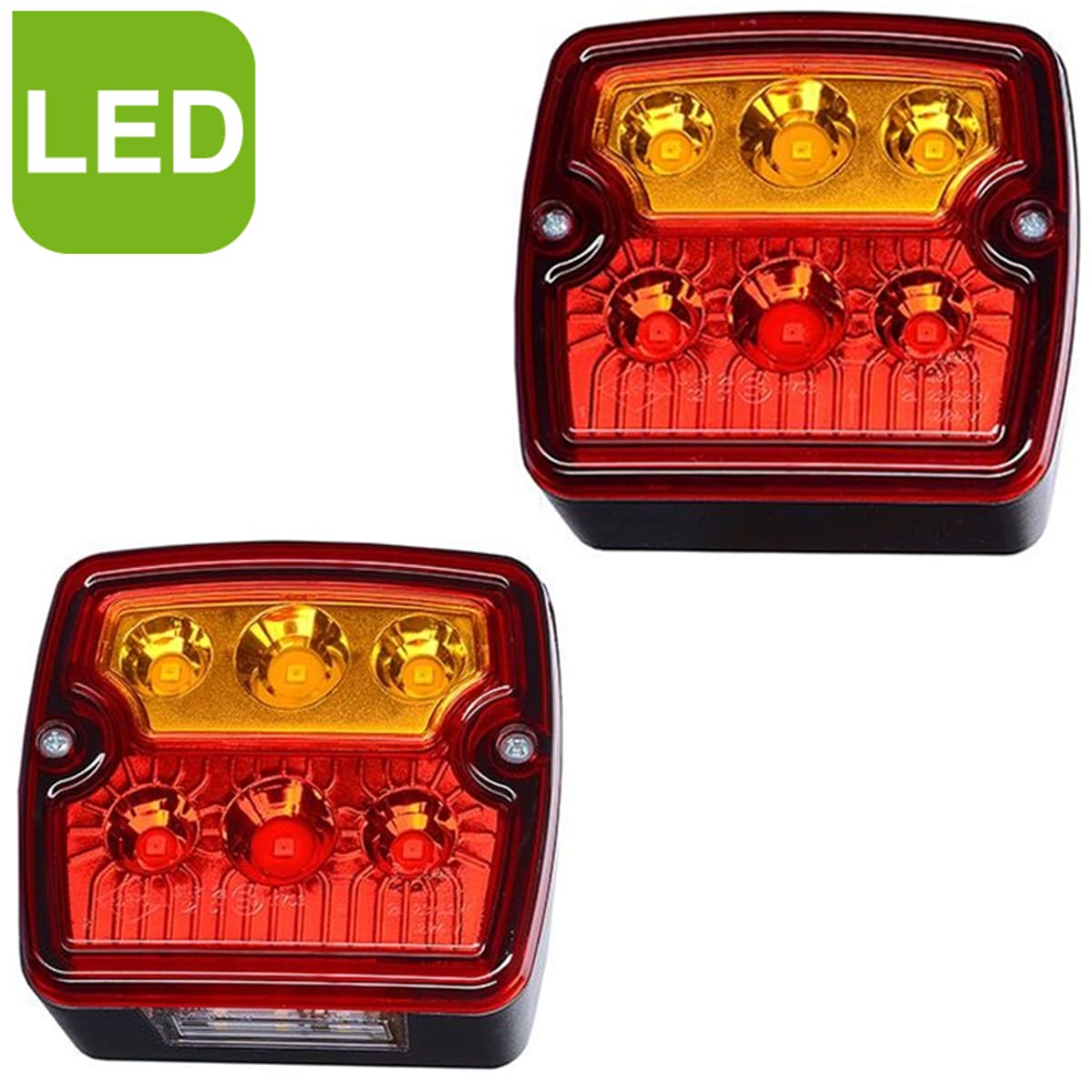 LED Schlussleuchte links + rechts 12/24V