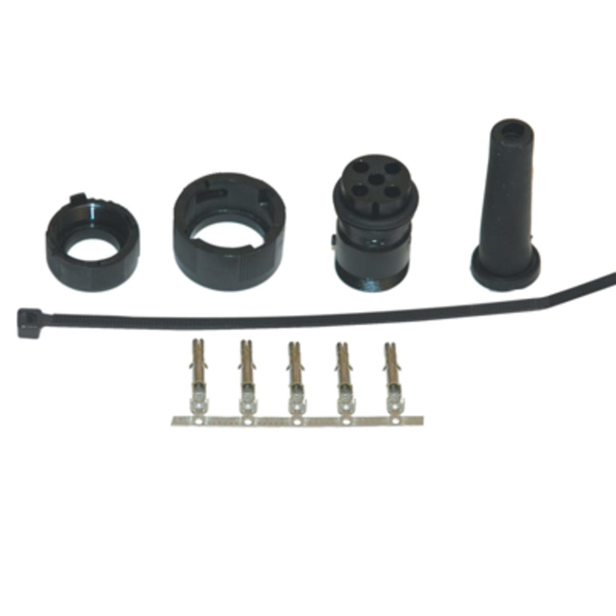 Bild von Steckersatz «Bajonett» 5-pol. (Buchsengehäuse) Aspöck