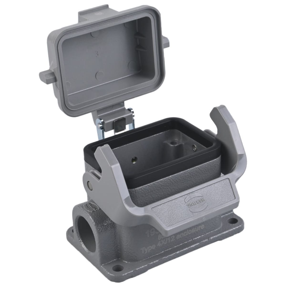 Bild von Sockelgehäuse mit Deckel Han 6 B Längs