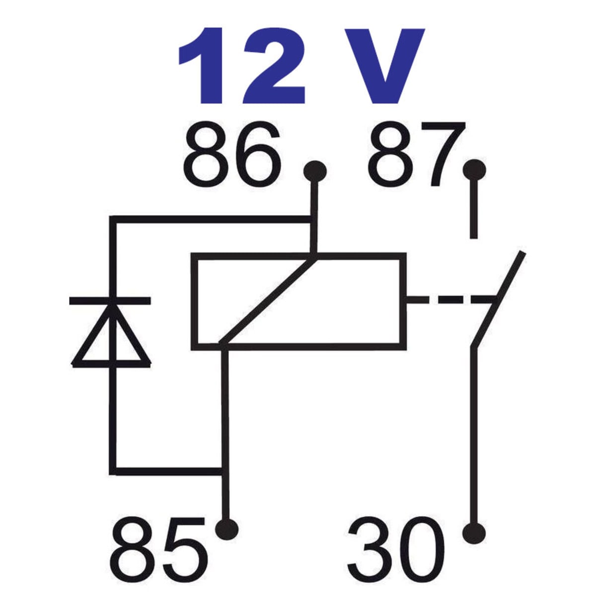 Bild von 12 V Schliesser mit Diode