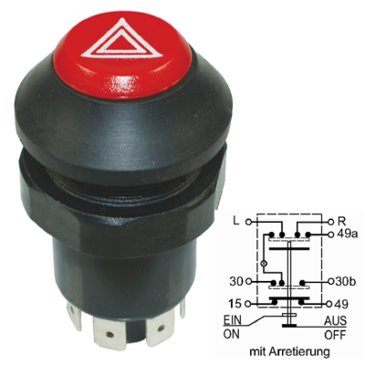 Bild von Schalter Warnblinker