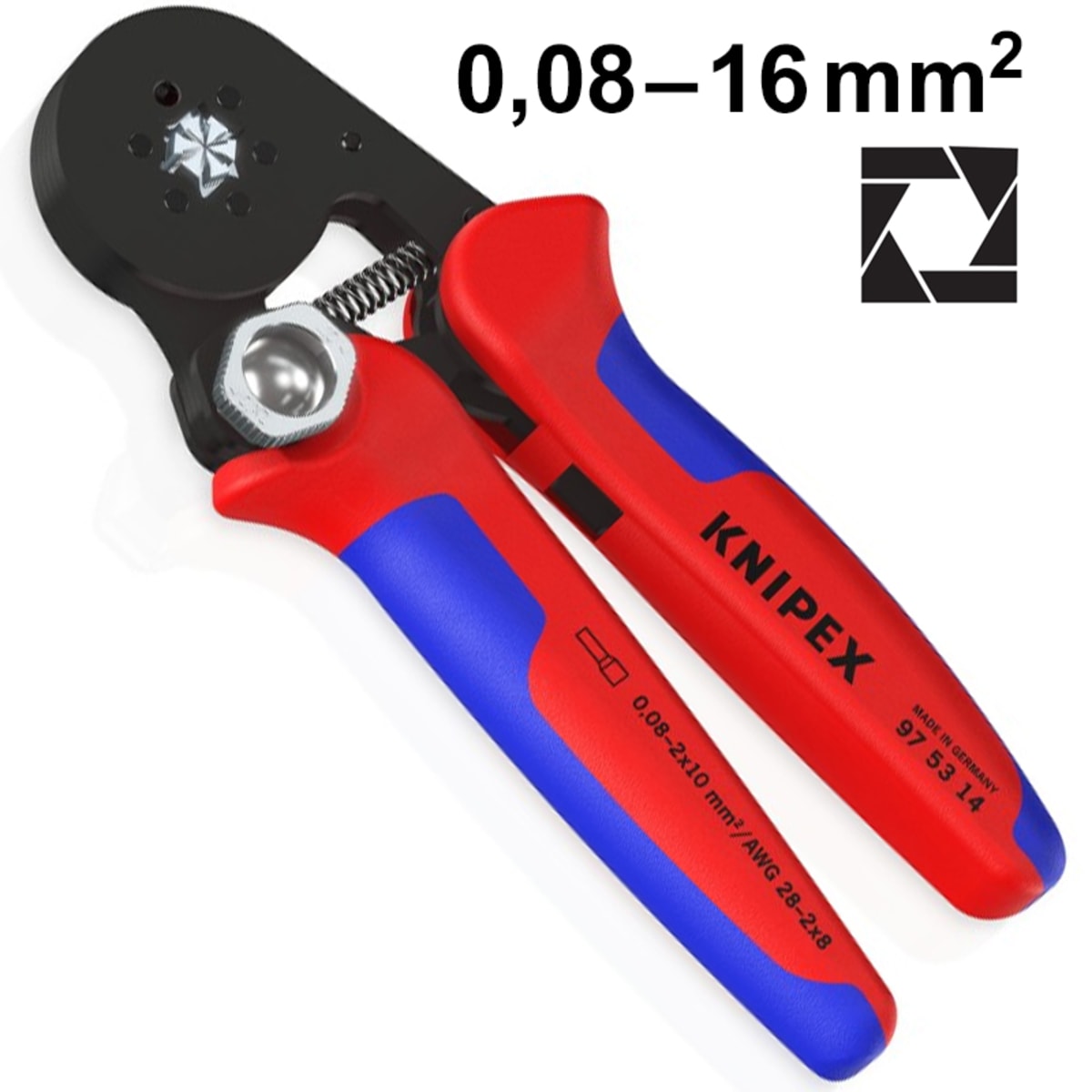 Automatische Crimpzange für Aderendhülsen