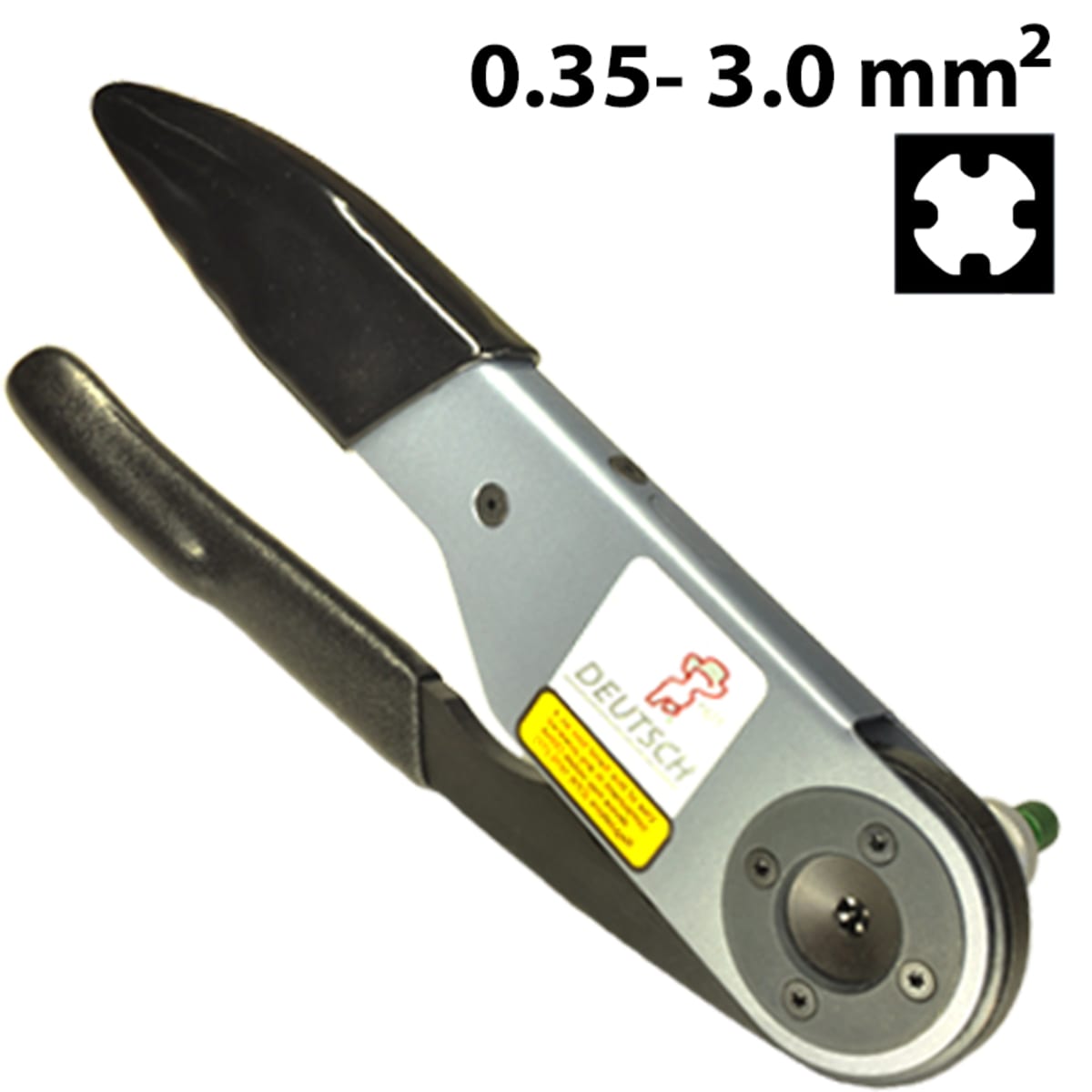 Bild von Deutsch- Presszange für unisolierte Kabelschuhe