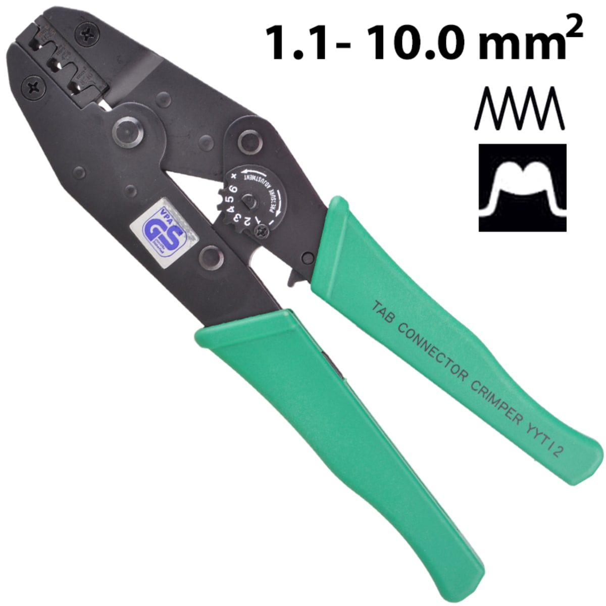 Bild von Presszange für unisolierte Kabelschuhe