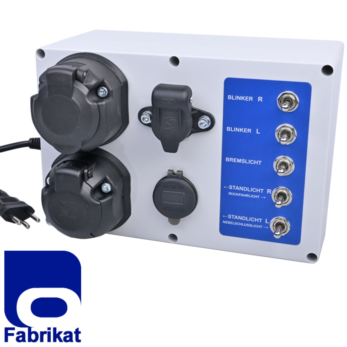 Anhänger-Prüfgerät 12Volt mit Akku