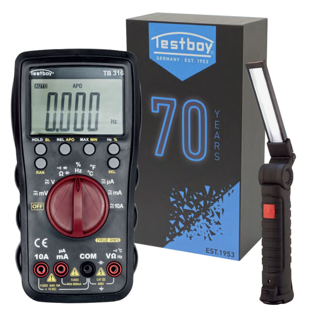 Automotive-Multimeter mit Lampe