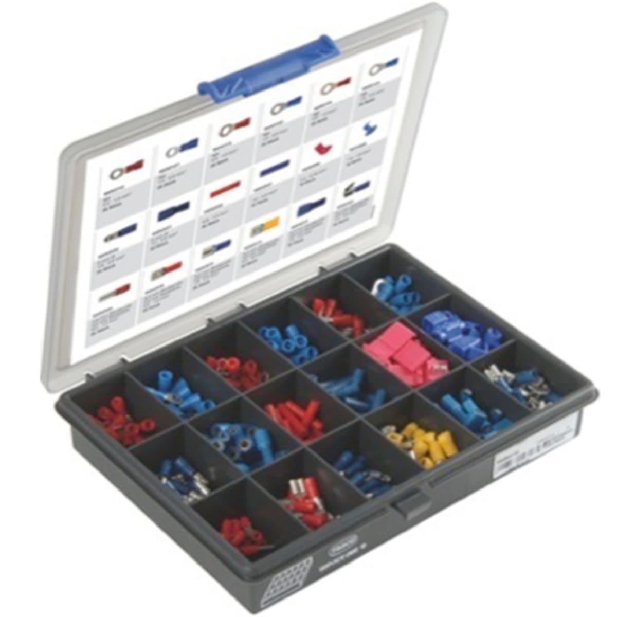 Bild von Kabelschuhsortiment isoliert