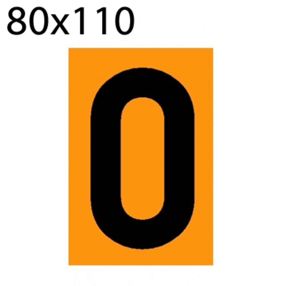 Bild von Einzelziffer 0