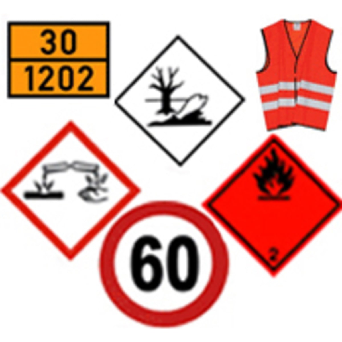 Gefahrgut, Warntafeln, Fahrzeugbeschriftung