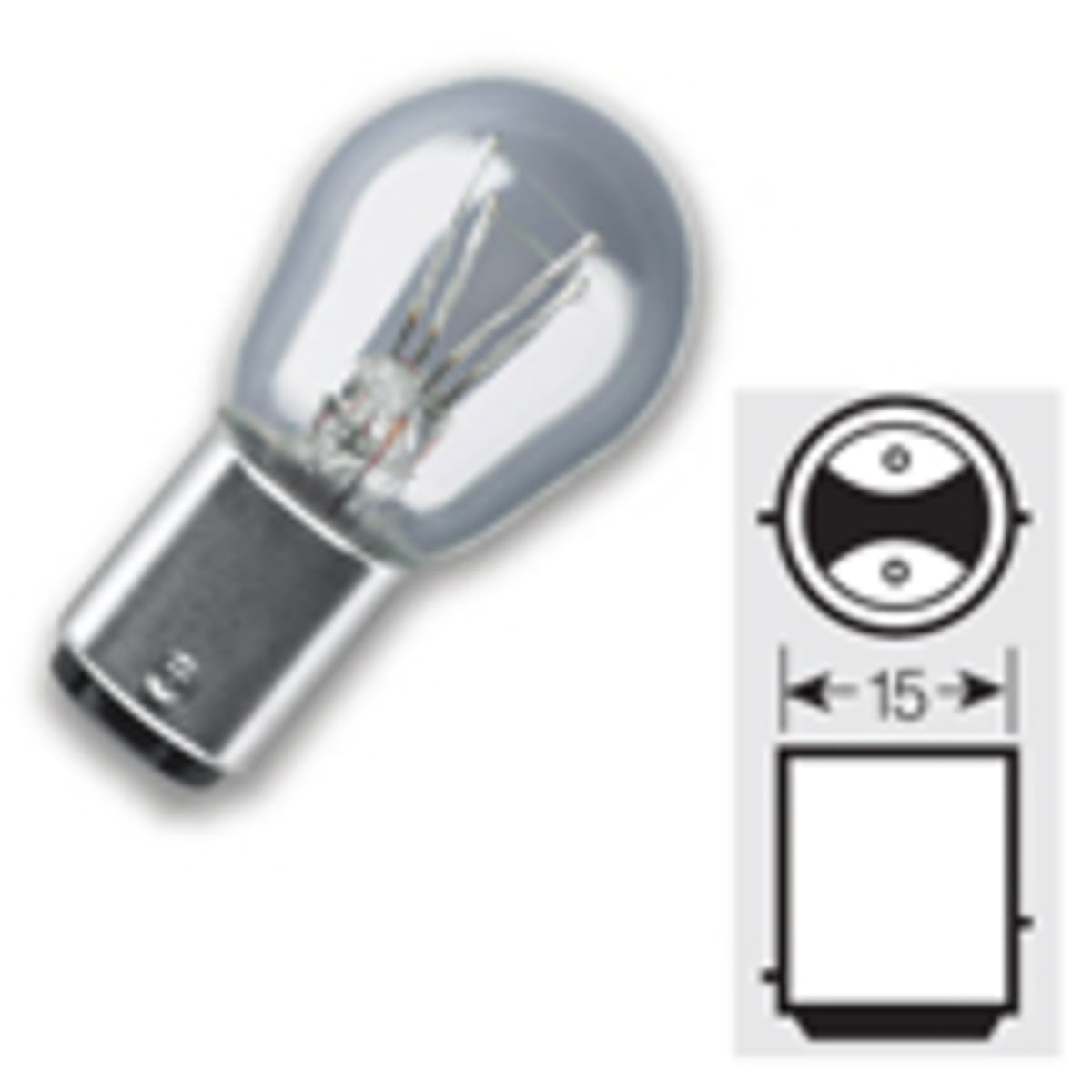 Bild von Signallampen BAY15d