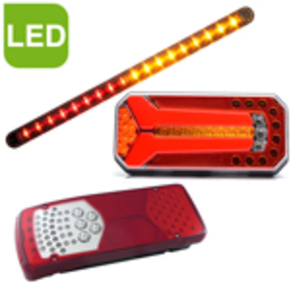 Schlussleuchten rechteckig 201–400