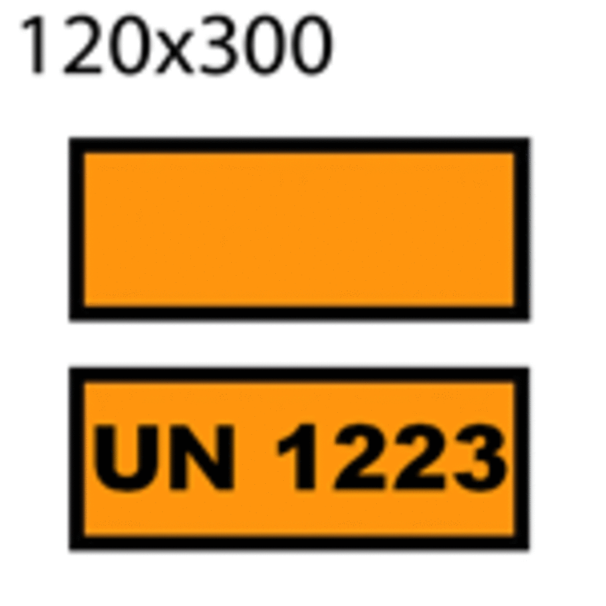 Bild von Warnfolie 120×300 