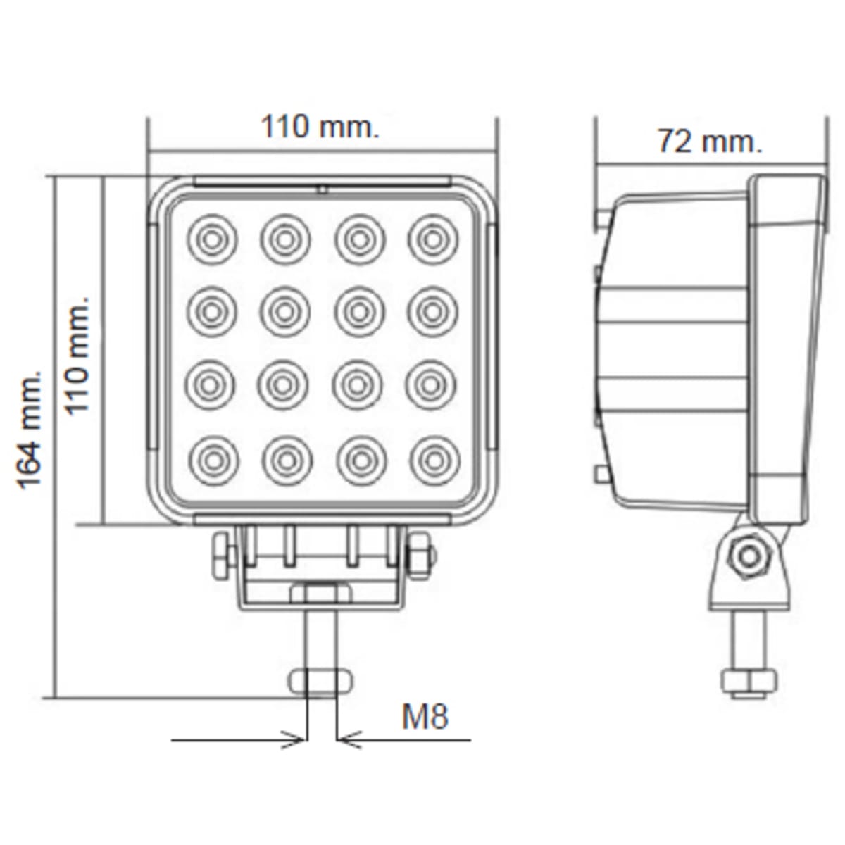 Bild von Arbeitsscheinwerfer LED